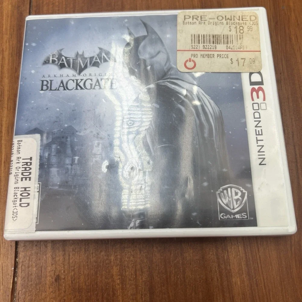 Batman Arkham Origins Blackgate Nintendo 3DS